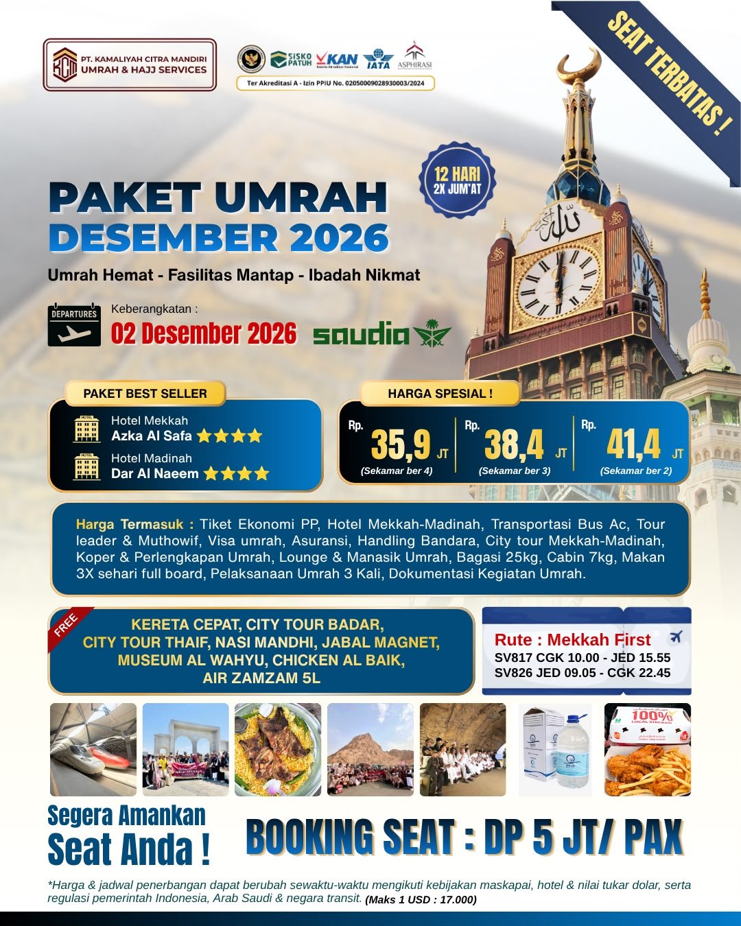 Paket Umrah Desember 2026