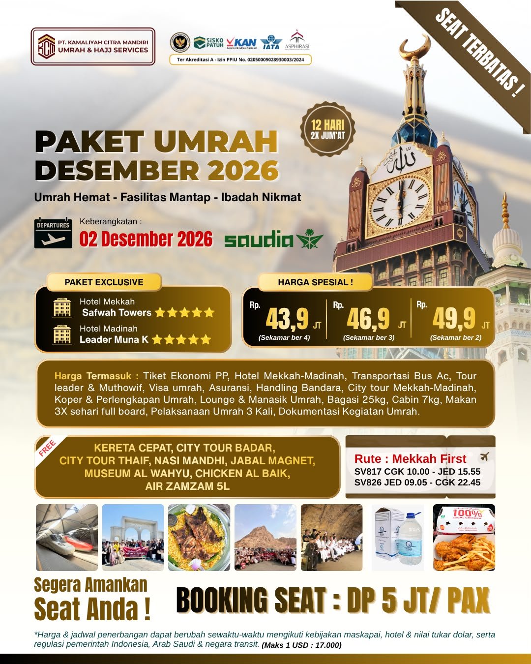 Paket  Umrah Desember 2026