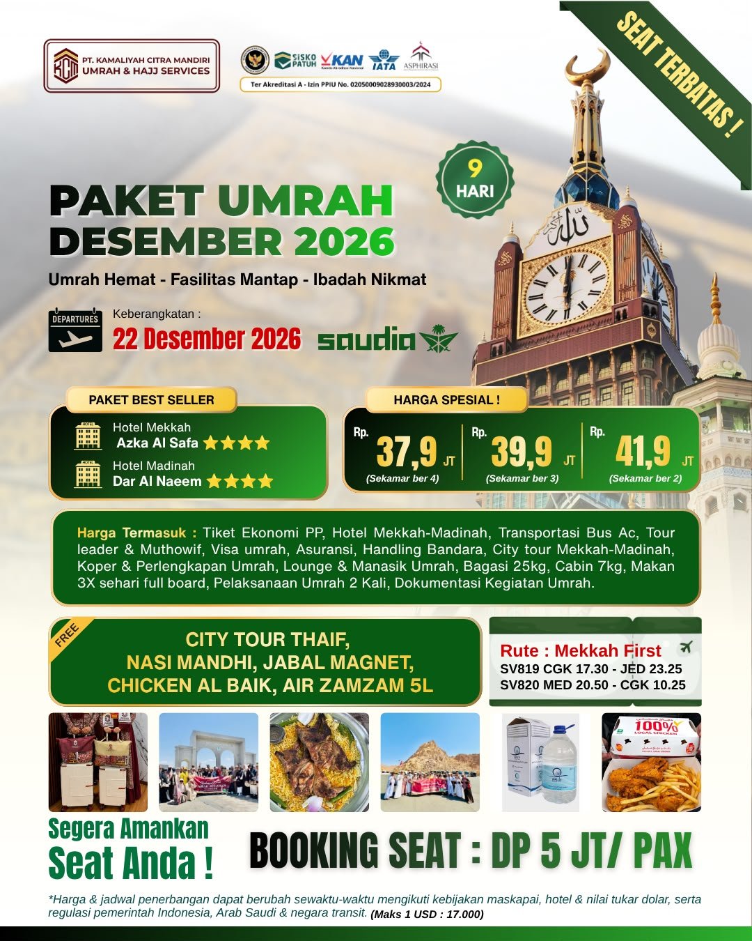 Paket Umrah Desember 2026