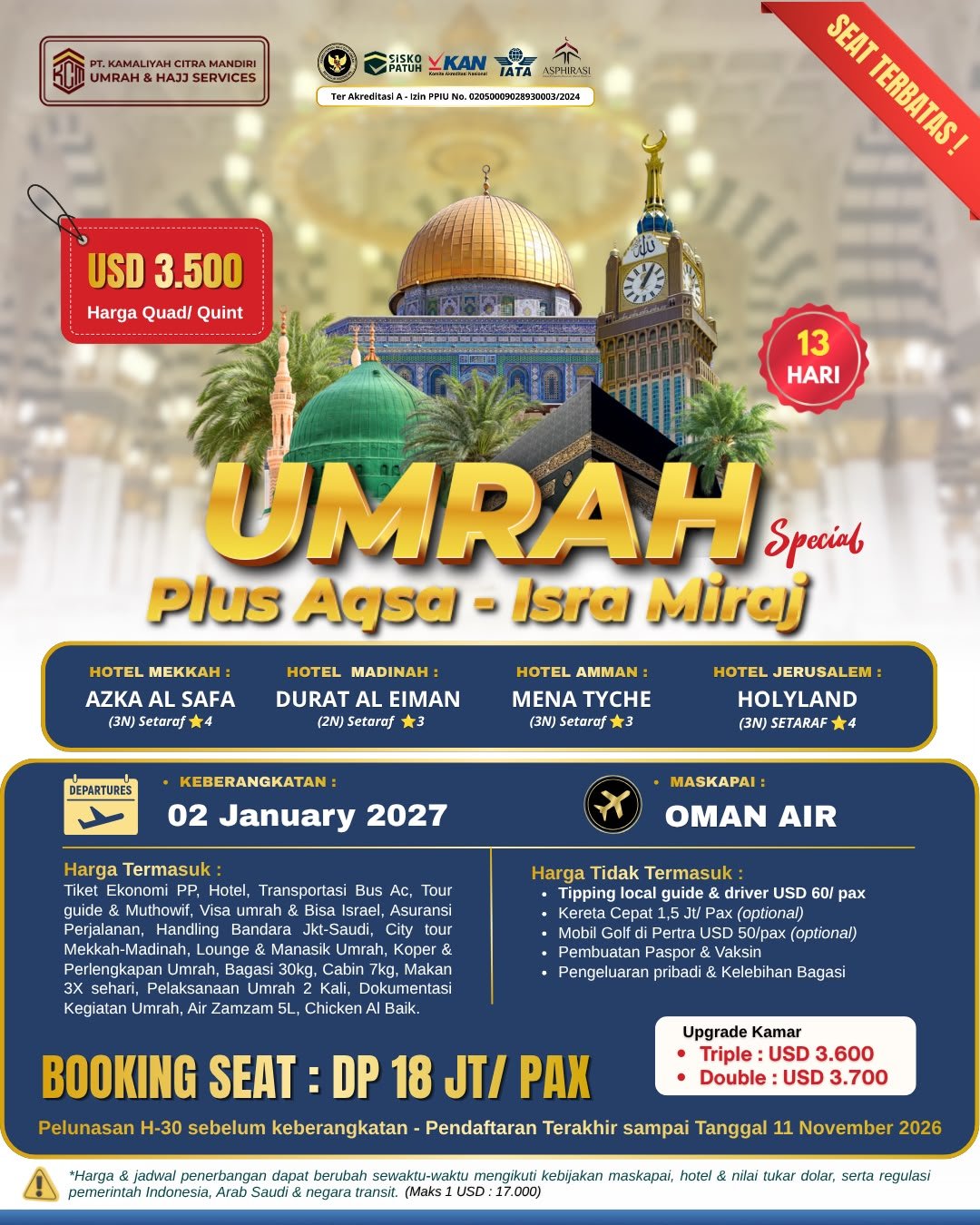 Umrah Spesial | Plus Aqsa - Isra Miraj